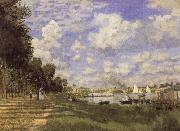 Claude Monet The Harbour at  Argenteuil Sweden oil painting artist